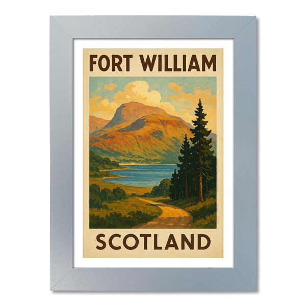 PIXPRINT Fort William Travel Poster – 4697-4g