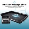 Black Inflatable Massage Sheet Durable PVC Waterproof with Inflatable Sides