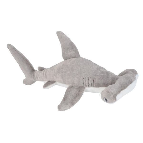 Wild Republic Cuddlekins Eco Mini Hammerhead, Stuffed Animal, 8 Inches, Plush Toy, Fill is Spun Recycled Water Bottles, Eco Friendly