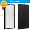 XD6065 Activated Carbon & XD6075 True HEPA Replacement Filter Compatible 