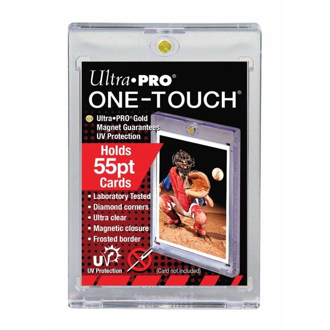 1 (One) 55pt One-Touch Card Holder