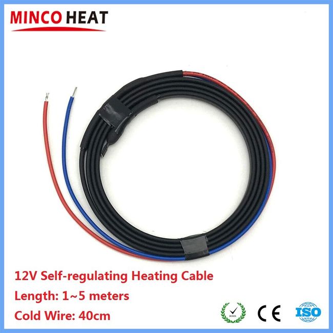 Customizable Self Regulating Heat Tape for Pipes Heating Cable 12V
