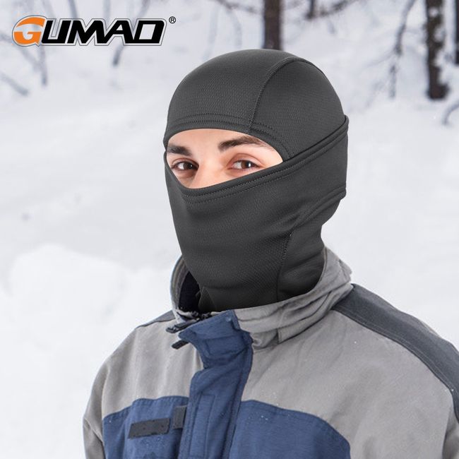 Men Women Balaclava Ultra Thin Face Mask Ninja Neck Hood Ski Mask Helmet  Liner