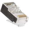 LogiLink Modularstecker Cat5 geschirmt 100 Stück, Silber, 100er Pack