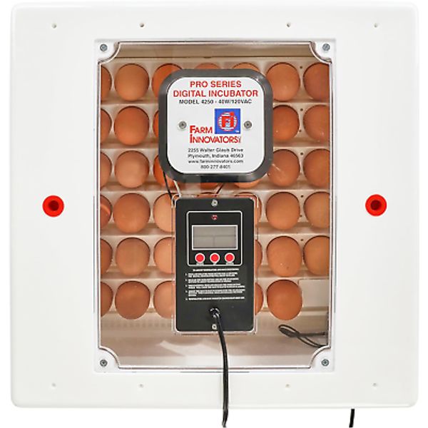 41 Egg Incubator with Automatic Egg Turning and Humidity Control, Egg Candler wi