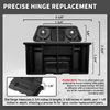 2 Pack Cooler Hinges for Igloo 25, 52, 72 Qt BMX Latch Replacement Parts with...