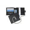 Personalised Black Engraved Genuine Real Soft Leather Chain Wallet
