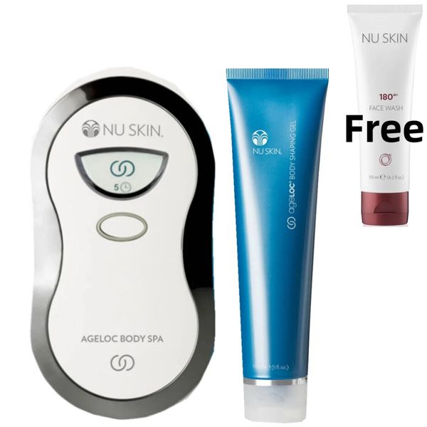 NUSKIN ageLOC Galvanic Body Spa + 1  Body Shaping Gel + 1 free 180 face wash