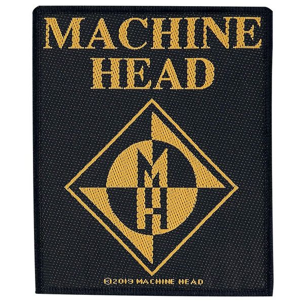 Machine Head Diamond Logo Unisex Patch multicolour, 100% polyester,