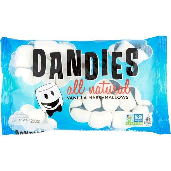 Dandies - Vegan Marshmallows, Vanilla, 10 Ounce (Pack of 2)