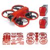 WRAPGRADE Skin Stickers Compatible with DJI Avata 2 (Super Red)