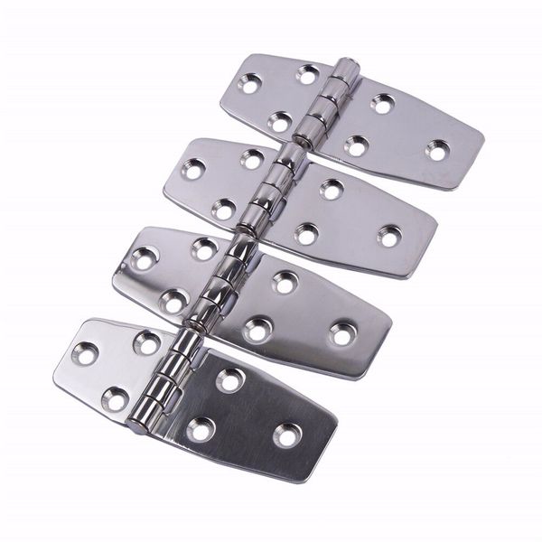 4X Stainless Steel Hinges for Boat  Mirror Polished Door Hinges