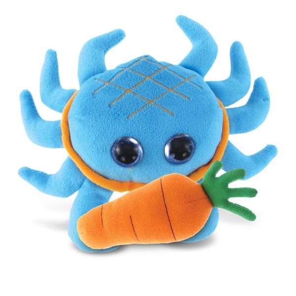 PLUSH CARROT - BIG EYE 6" PLUSH - BLUE CRAB