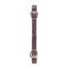 Weaver Leather Basin Cowboy All Leather Curb Strap Brown