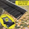 EAGWON 12.2" Lawn Sweeper Brush Replacement for 26" Lawn & Leaf Sweeper, 4 Pack
