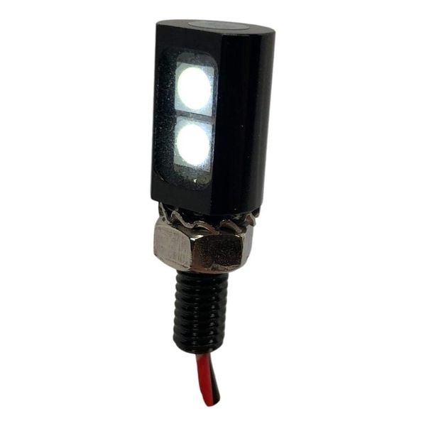 PilotLights 12 Volt DC Instrument Panel Light, Post Light - White LED, 12VDC