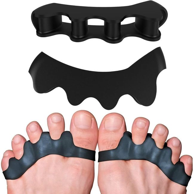 Correct Toes Adjustable Toe Spacers Toe Separators for Foot and Bunion Pain ....