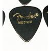 Fender Picks x 10 Teardrop MEDIUM-BLK