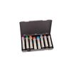 Negrini Extended Shotgun Choke Tube Case (8 Chokes) - Fits Various Choke Tube Sizes up to 3-7/8 Inches - Choke Tube Organization and Secure Storage - Black