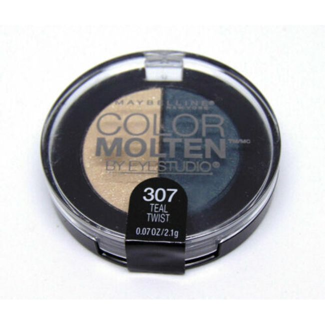 Maybelline Color Molten Eye Studio Eyeshadow 307 TEAL TWIST New Sealed