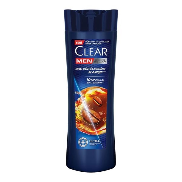 Clear Men Kepeğe Karşı Etkili Şampuan Saç Dökülmesine Karşı Kahve Çekirdeği Özü 350 ml