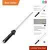 15-Inch Diamond Knife Sharpener with Safety Ring - 3-Year Service Guarantee