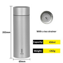 Tea Strainer Stainless Steel Bottle  Tea Infuser Stainless Steel Bottle -  450ml - Aliexpress