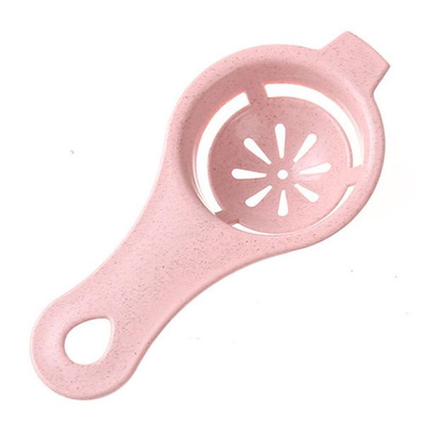 Wheat Stalk Egg White Separator Egg Yolk Separator Egg Strainer Kitchen Baking Egg Yolk Egg White Egg Strainer Pink