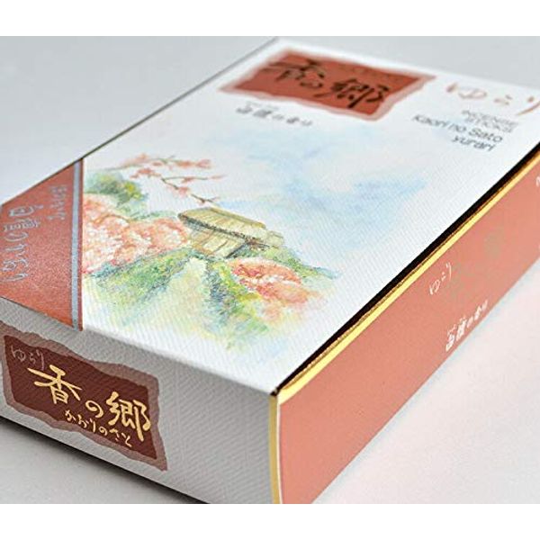 Okuno Seimeido Incense Village Yurari Large Rose Stuffed Practical Incense Sticks Sandalwood Scent