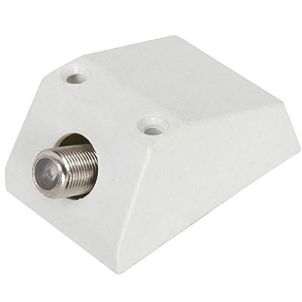 K M Electronics® TV FM Sky Satellite Virgin DAB Aerial F Type Coax Socket Surface Mount
