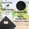 Eurow Dual Function Coasters with Built-in Bottle Opener, Stainless Steel & P...