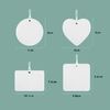 Custom Image | Circle Shaped | Personalised REUSABLE Double Sided Car Air Freshener