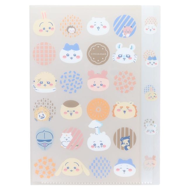 Sunstar Stationery S2138280 Chiikawa Clear File, Die Cut, A4