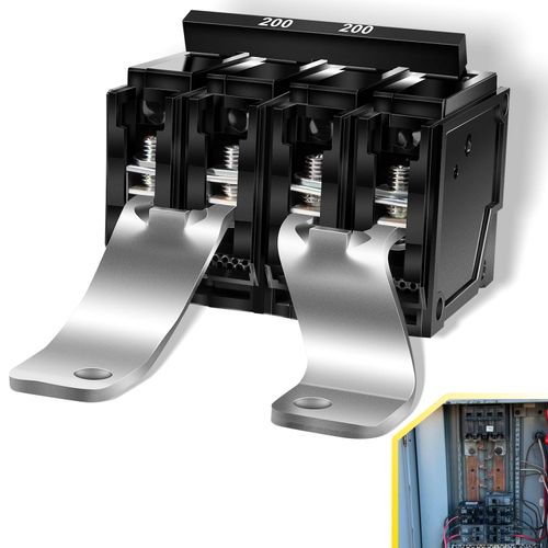 MBK200 200 Amp Double-Pole Main Breaker Conversion Kit Plug-in 2 Pole 120/240 Volt for Type EQ Load Centers Replaces EQ9685