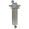 Front-loading Water Filter Stainless Steel Housing 40um Screen  1/2"Drain Outlet