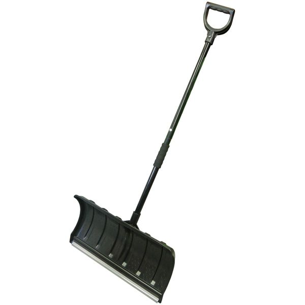 Garden Garden SVL135-BLK Lightweight Joint Type Snow Pusher, Snow Shoveling Hand Ruschel, Black, 1 Piece, Width 21.7 in (55 cm) x Length 53.5 in (136 cm)