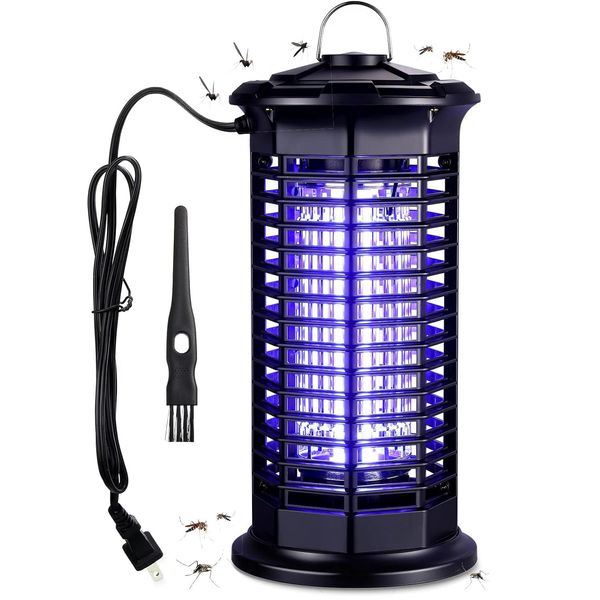 Electric Insect Killer Electric Insect Killer Insect Trap Device Electric Insect Killer Light LED Insect Trap Light with Switch Mosquito Trap Light Insect Repellent No Chemicals Required Insect Killer