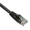 Pack of 5 cables Snagless 35 Foot Cat5e Black Ethernet Network Patch Cable