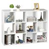 12  Cube Cubby Bookcase Open Standing Book Shelving Cabinet Display Cube Shelves