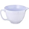 Norpro Melamine Grip-EZ Mixing Bowl, 3-Quart, White