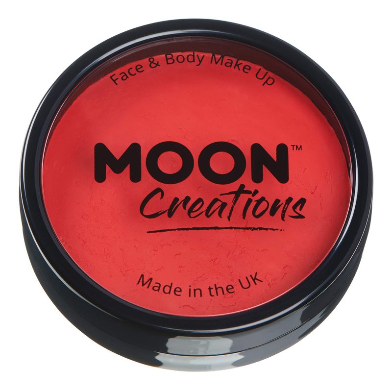 Moon Creations Pro Face & Body Makeup | Bright Red | 36g | Professional ...