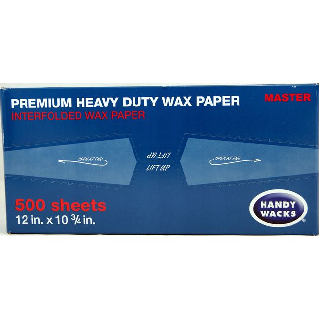 Choice 12 x 10 3/4 Interfolded Deli Wrap Wax Paper - 500/Box