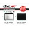 GOODVAC HEPA Filter Kit Compatible with Alexapure Breeze AP-B102 / 3049