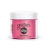 Gelish Don't Pansy Around Dip Powder, Pink Nail Dip, Pink Dip Powder Colors, Pink Powder Dip For Nails, 8 ounce