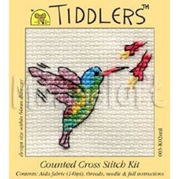 Mouseloft - Tiddlers Cross Stitch Kit - Little Hummingbird