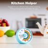 Visual Timer for Kids, 60-Minute Countdown for Classroom Office Kitchen, Desk Timer Kids Time Management Tools with Silent Operation, Pomodoro Time Rainbow Pattern (Blue)