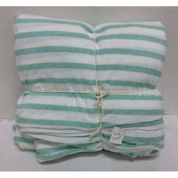 Pottery Barn Teen Simple Stripe Favorite Tee bed Duvet Cover Twin Pool Stripe