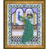 Design Works Peacock Cross Stitch Kit, Multi-Colour