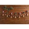 Mud Pie Classic Bottle Garland, Santa, 3" x 60"