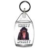 cheeky monkey keyring handmade in uk